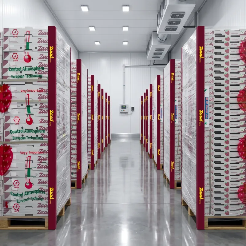 Palletised master cartons